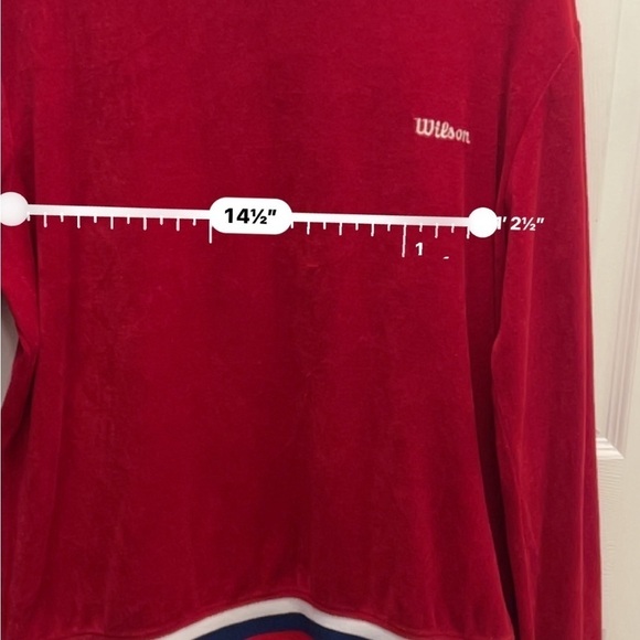 Large Red Tennis Sweater Forever21 X Wilson collab - Picture 8 of 10